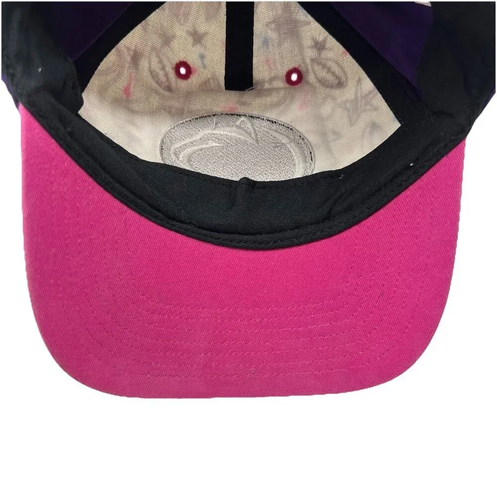 Penn State Nittany Lions Girls Youth Strapback Hat Cap Purple Graffiti Football